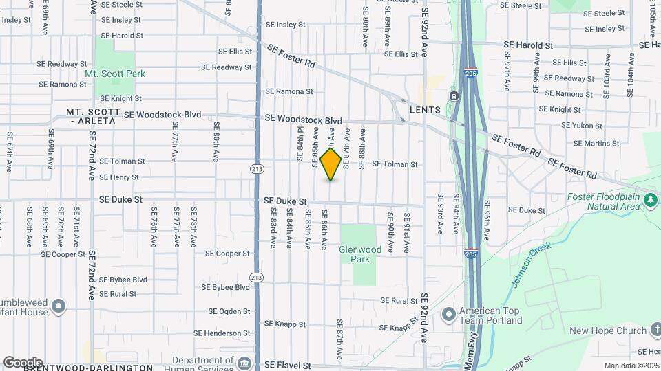 6408 SE 86th Ave Map and Location Details