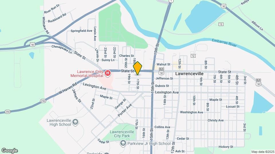 1703 Jefferson St Map and Location Details