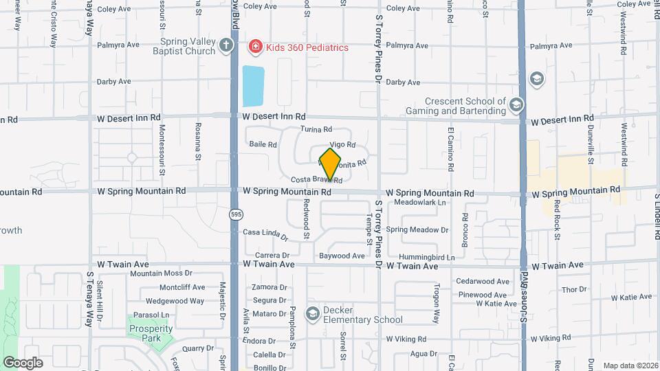 6635 Costa Brava Rd Map and Location Details