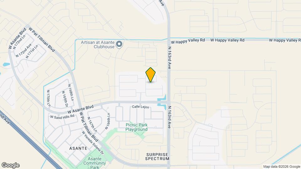 16409 W Questa Dr Mapa y Detalles de la Ubicación