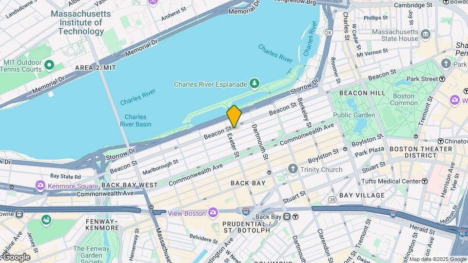 291 Beacon St, Unit 2 Map and Location Details