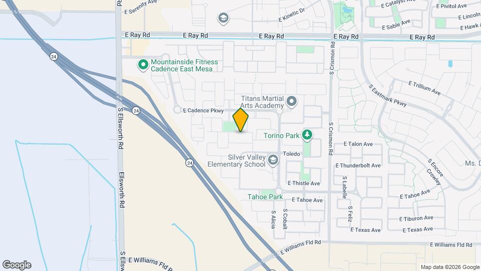 9645 E Tupelo Ave Map and Location Details