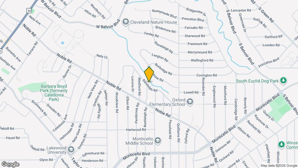 3603 Randolph Rd Map and Location Details