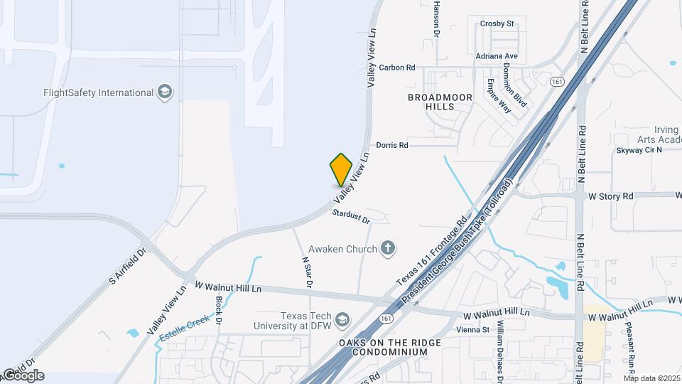 4707 Valleyview Dr Map and Location Details
