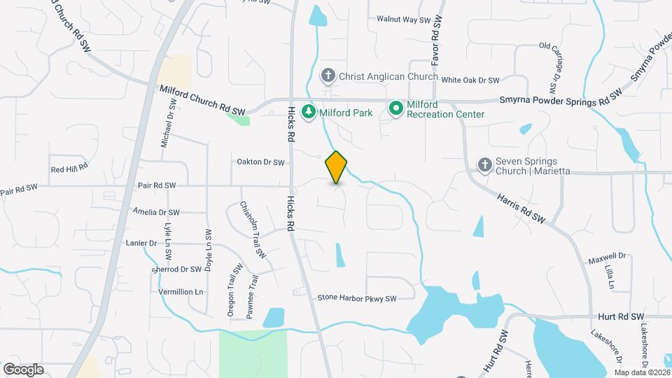 808 Grindstone Ct SW Map and Location Details