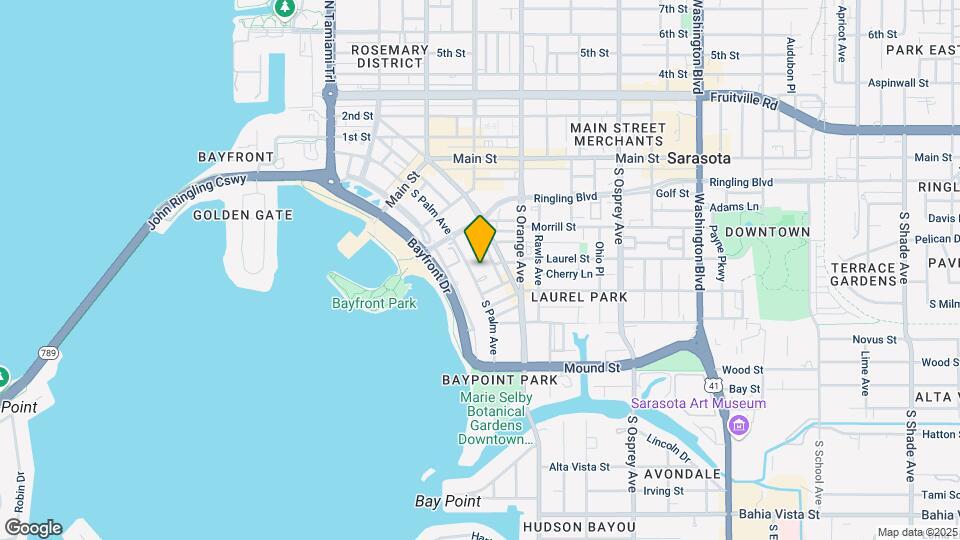 445 S Palm Ave Map and Location Details