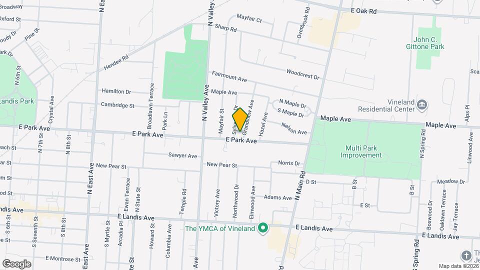 1130 E Park Ave Map and Location Details