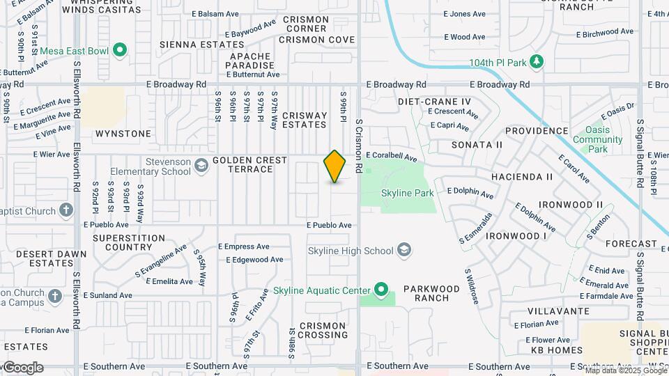 9914 E Diamond Ave Map and Location Details