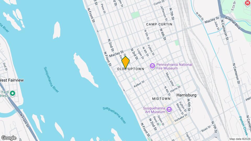 1927 N 2nd St Map and Location Details