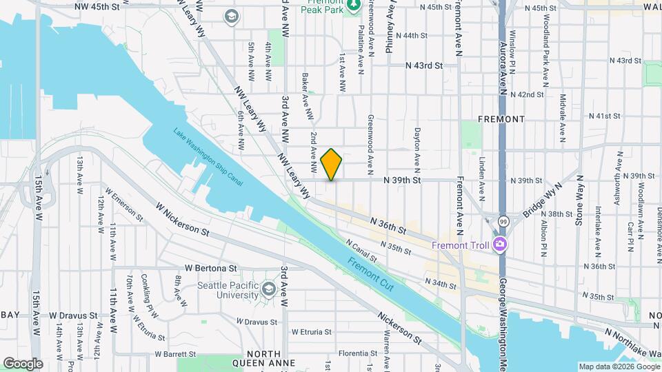 3629 1st Ave NW Map and Location Details