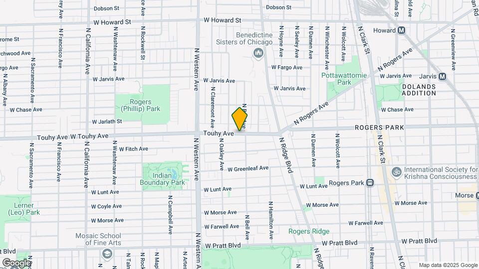 2211 W Touhy Ave Map and Location Details