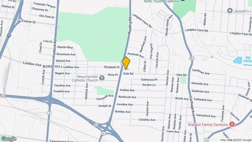 1714 Dale Rd Map and Location Details