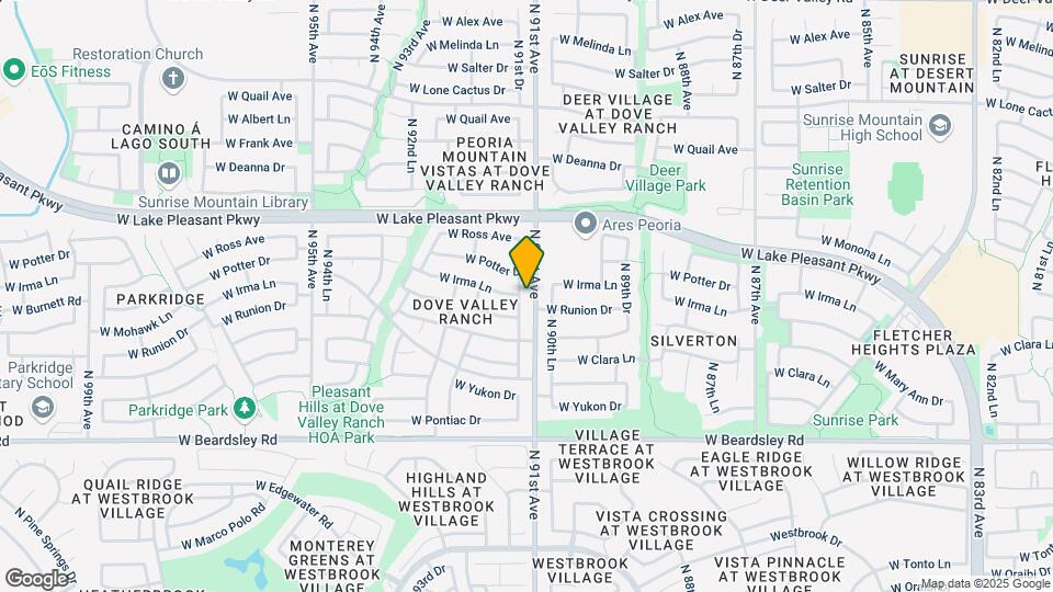 20713 N 91st Dr Mapa y Detalles de la Ubicación