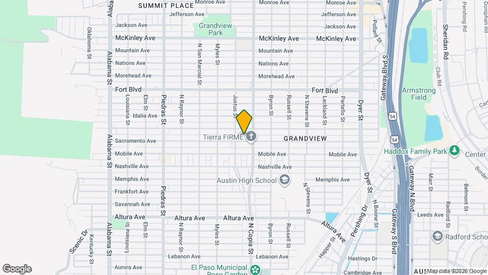 3315 Sacramento Ave Map and Location Details