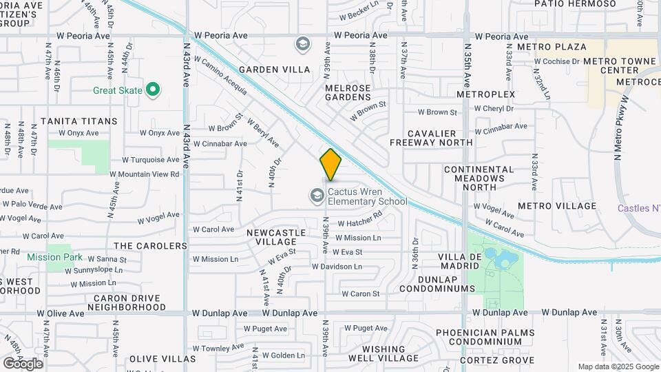 3855 W Purdue Ave Map and Location Details