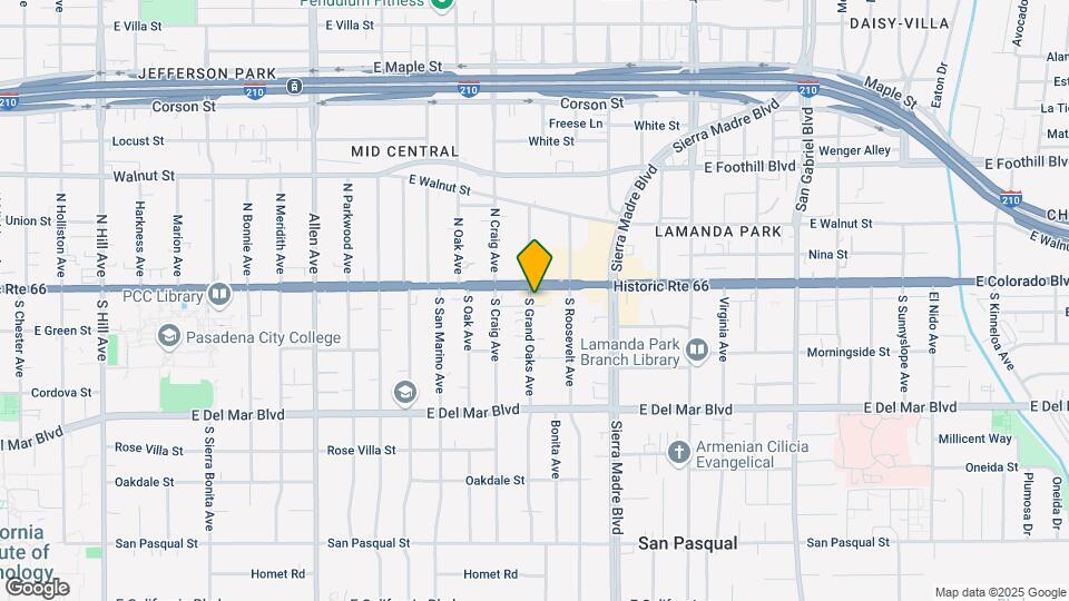 20 S Grand Oaks Ave Map and Location Details