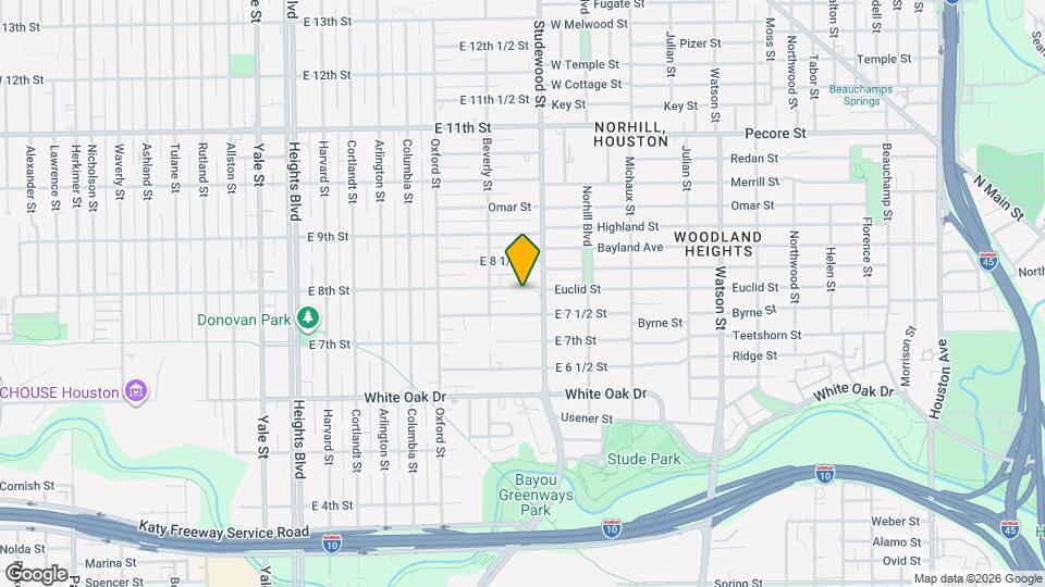 730 E 8th St Map and Location Details