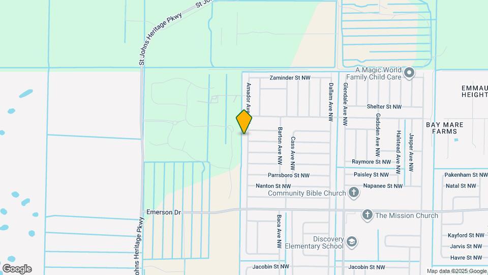 1534 Amador Ave NW Map and Location Details