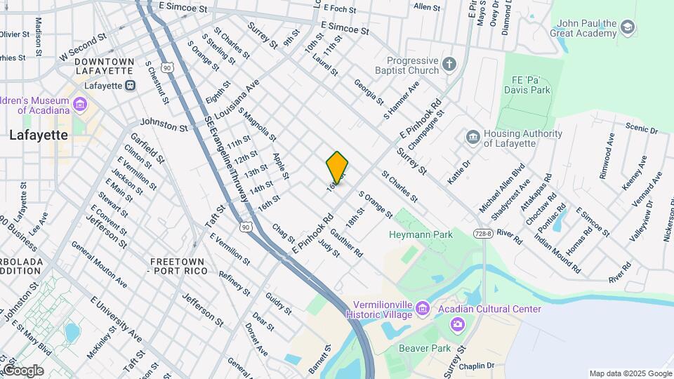 1205 S Magnolia St Map and Location Details