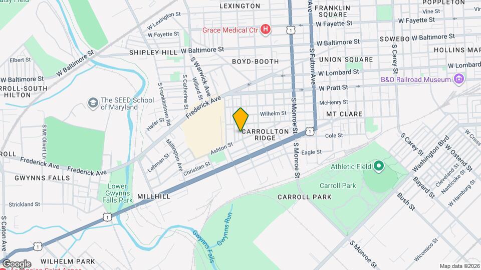 430 S Smallwood St Map and Location Details