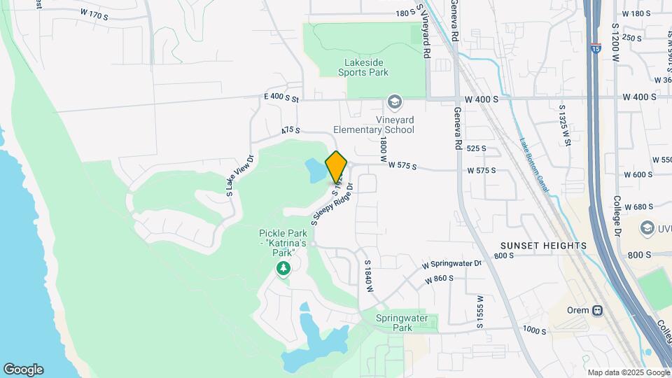 638 S 1920 W Map and Location Details