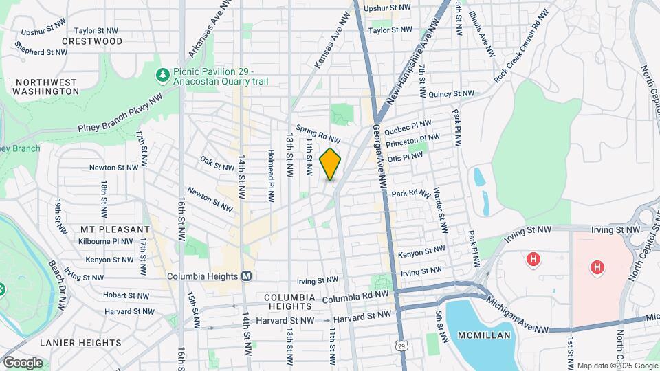 3519 10th St NW, Unit 1 Map and Location Details