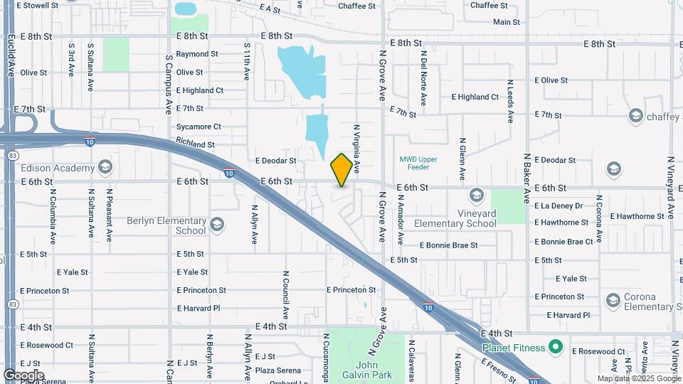 1123 E La Deney Ct Map and Location Details