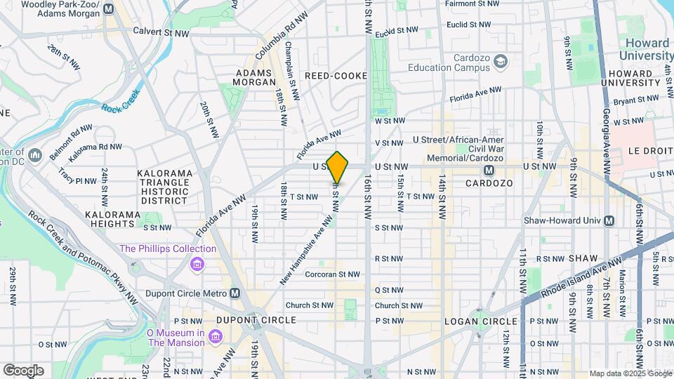 1912 1/2 17th St NW Map and Location Details