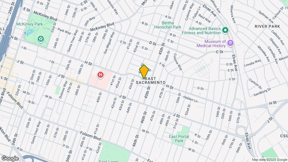 4440 H St Map and Location Details