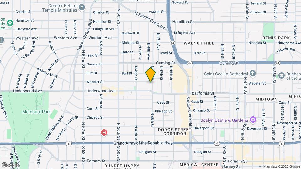 670 N 48th St Map and Location Details