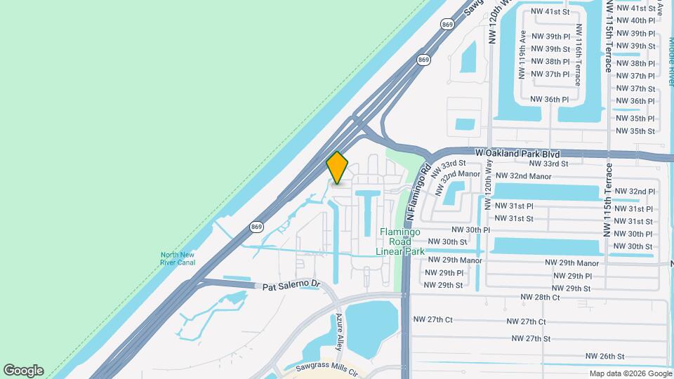 12662 NW 32nd Pl Map and Location Details