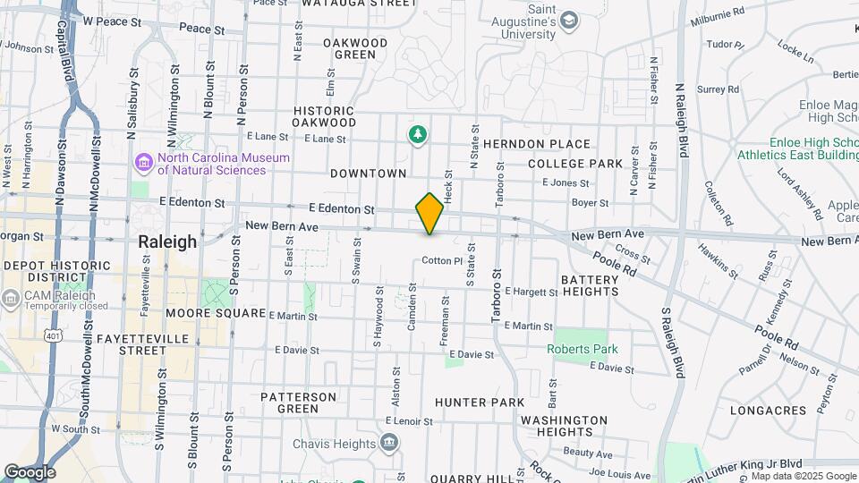 902 New Bern Ave Map and Location Details