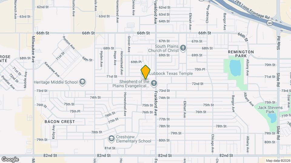 5814 72nd St Map and Location Details