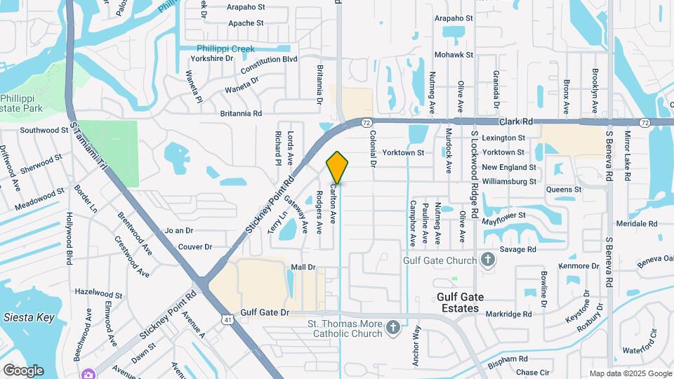 6051 Carlton Ave Map and Location Details