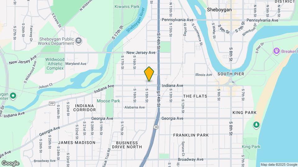 1434 Indiana Ave Map and Location Details