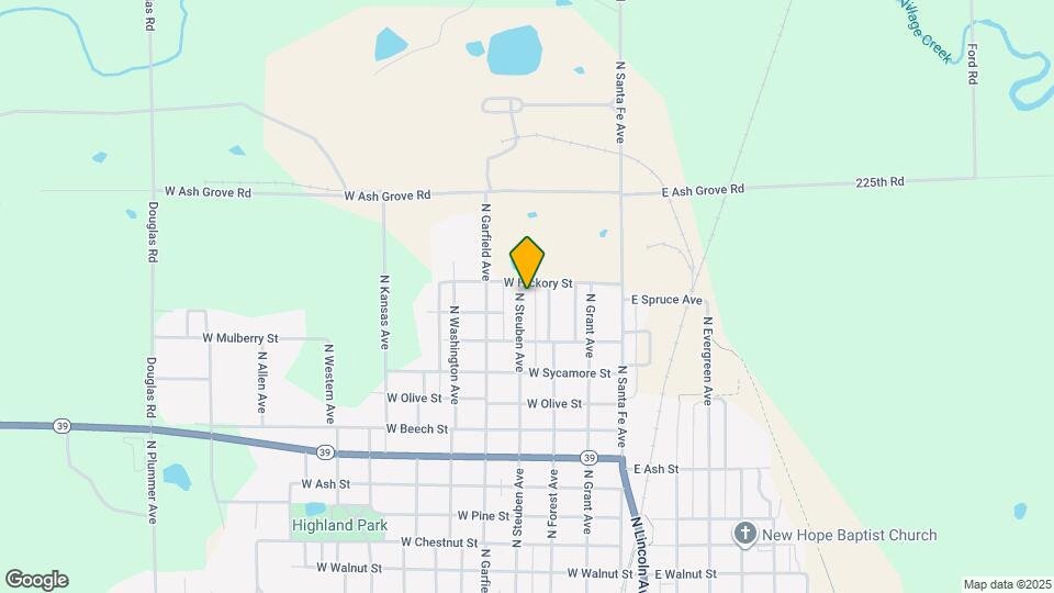 1216 N Steuben Ave Map and Location Details