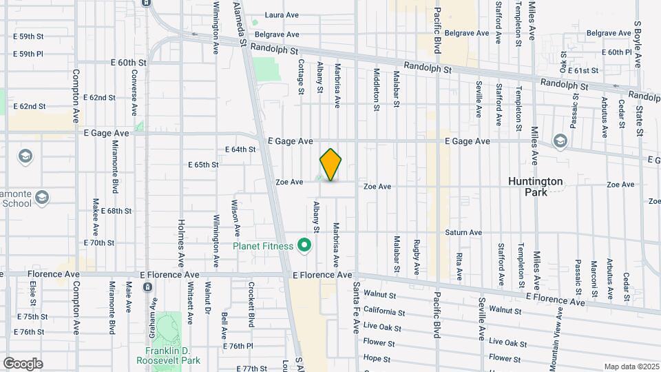 2218 Zoe Ave Map and Location Details