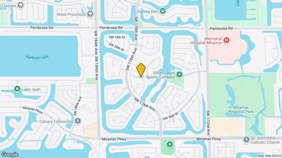 2484 SW 177th Terrace Map and Location Details