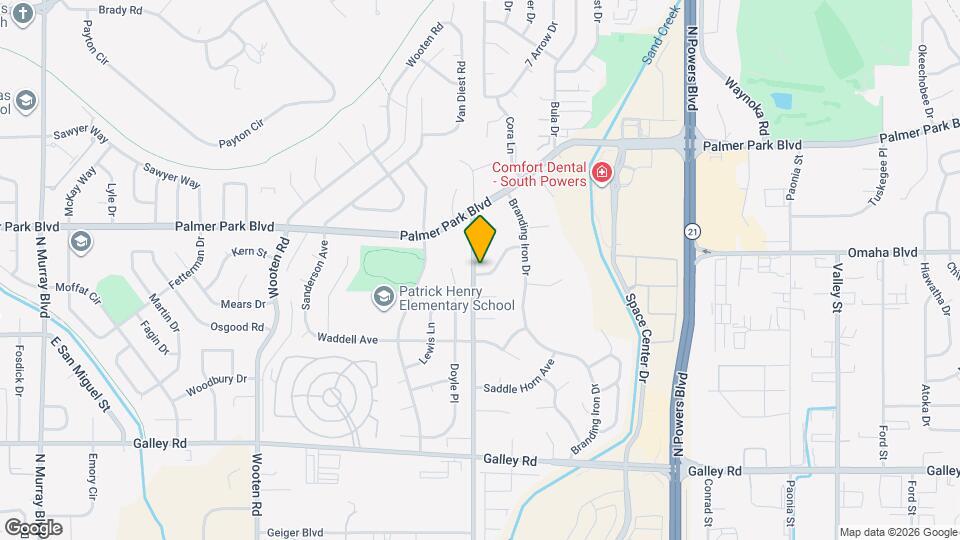 1455 Babcock Rd Map and Location Details