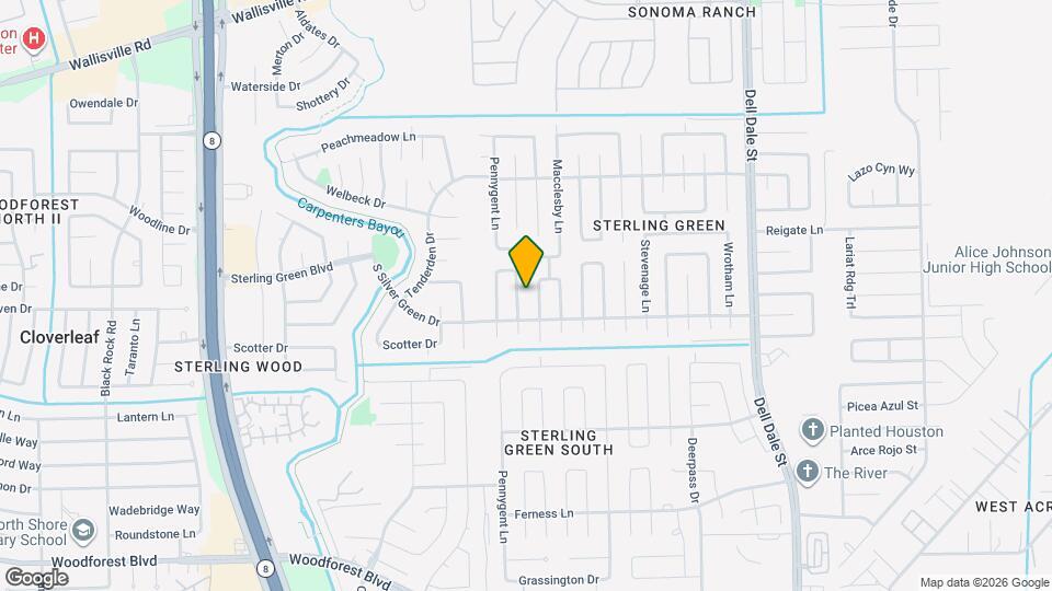 1338 Holbech Ln Map and Location Details