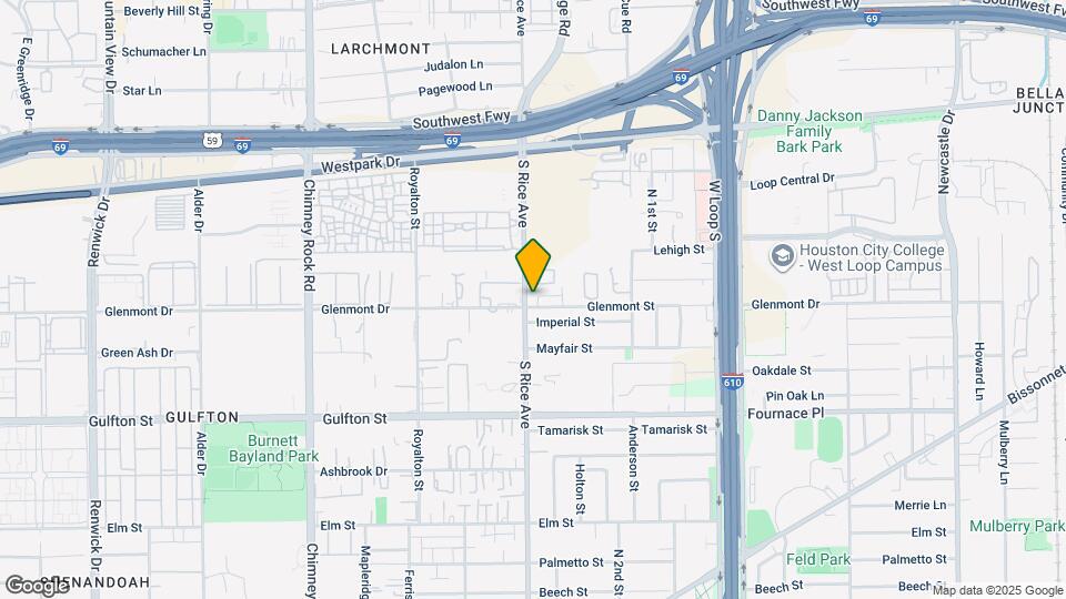 5627 S Rice Ave Map and Location Details