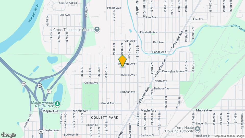 2525 N 12th St Map and Location Details