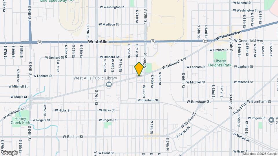 7025 W National Ave-Unit -7025 Map and Location Details