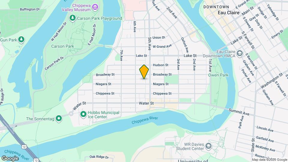 514 Niagara St, Unit C Map and Location Details