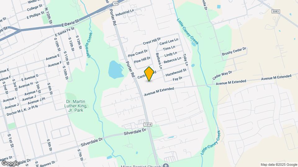 1604 Hazelwood St Map and Location Details