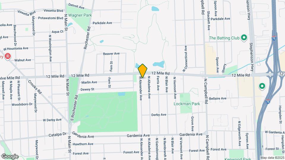 1702 N Alexander Ave Mapa y Detalles de la Ubicación
