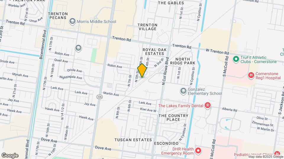 6732 N 4th St Map and Location Details