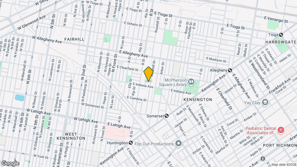 3012 Rosehill St Map and Location Details