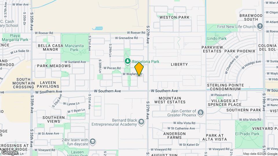 5809 S 27th Ln Map and Location Details