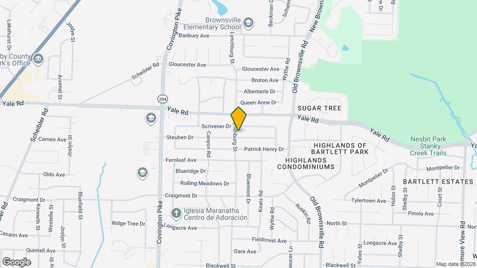 3432 Lynchburg St Map and Location Details